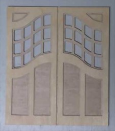 Zeige Details für Holztür "Bloxxs A" Bild von Holztür "Bloxxs A"