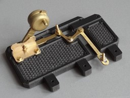 Zeige Details für Weichenstellhebel O&K gleisparallel, rechts abgewinkelt Bild von Weichenstellhebel O&K gleisparallel, rechts abgewinkelt