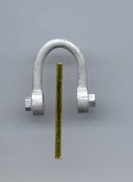 Show details for Large shackles with pins Picture of Large shackles with pins