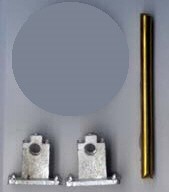 Zeige Details für Lagerböcke 24 " und Achse Bild von Lagerböcke 24 " und Achse