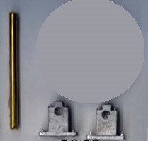 Zeige Details für Lagerböcke 36" mit Achse Bild von Lagerböcke 36" mit Achse