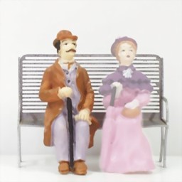 Zeige Details für Mann sitzend mit Schirm Bild von Mann sitzend mit Schirm