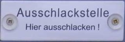Zeige Details für Ausschlackstelle Bild von Ausschlackstelle