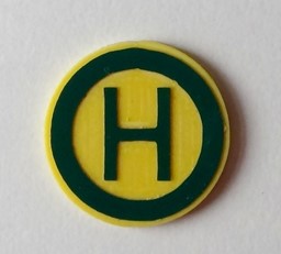 Zeige Details für Haltestellenschild Straßenbahn Bild von Haltestellenschild Straßenbahn