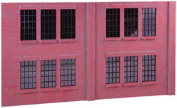 Show details for Factory facade with straight windows medium/medium Picture of Factory facade with straight windows medium/medium