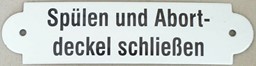 Bild von Spülen und Abortdeckel schließen