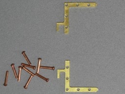 Zeige Details für Nietenwinkel mit Aufhänger, 1 Paar Bild von Nietenwinkel mit Aufhänger, 1 Paar