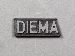 Zeige Details für Lokschild Diema Bild von Lokschild Diema