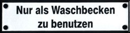Zeige Details für Nur als Waschbecken benutzen Bild von Nur als Waschbecken benutzen