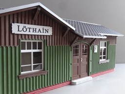 Show details for Railway station for the local railway, loethain Picture of Railway station for the local railway, loethain