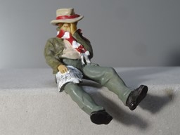 Zeige Details für Mann im Sitzen schlafend Bild von Mann im Sitzen schlafend