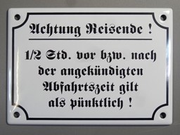 Zeige Details für Achtung Reisende! Bild von Achtung Reisende!