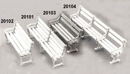 Zeige Details für Dekorative Bahnhofsbank, Bausatz Bild von Dekorative Bahnhofsbank, Bausatz