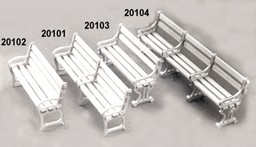 Zeige Details für Dekorative Bahnhofsbank lang, Bausatz Bild von Dekorative Bahnhofsbank lang, Bausatz