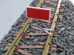 Zeige Details für Wärterhaltsignal Sh 2 mit Aufsteller Bild von Wärterhaltsignal Sh 2 mit Aufsteller