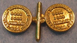 Show details for Builders plate, baldwin, round, 1880s style Picture of Builders plate, baldwin, round, 1880s style