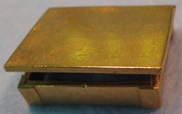 Show details for Cab roof vent, brass raised lid Picture of Cab roof vent, brass raised lid