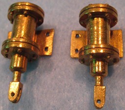 Show details for Brake cylinders, brass medium size Picture of Brake cylinders, brass medium size