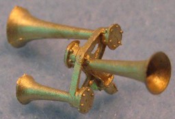 Show details for Diesel horn, brass all scales small size Picture of Diesel horn, brass all scales small size