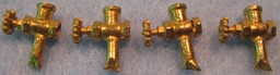 Show details for Valves, angled. brass small size Picture of Valves, angled. brass small size