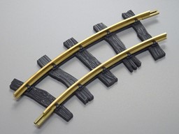 Show details for Curved track 30°, R0 radius 422mm Picture of Curved track 30°, R0 radius 422mm