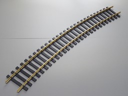 Show details for Curved track 22,5°, radius 2000 mm standard gauge Picture of Curved track 22,5°, radius 2000 mm standard gauge