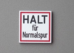 Bild von Halt für Normalspur