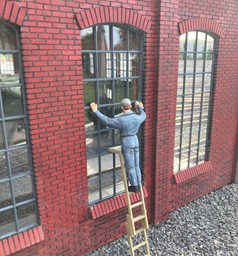 Zeige Details für Stichbogen-Fabrikfenster D Bild von Stichbogen-Fabrikfenster D