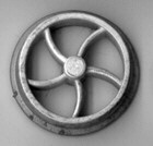 Picture of 18 inch curly spoke wheel (andrilled)