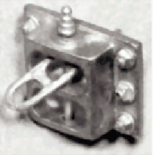 Picture of Loco (porter) link/pin 2 pocket coupler with pins and left