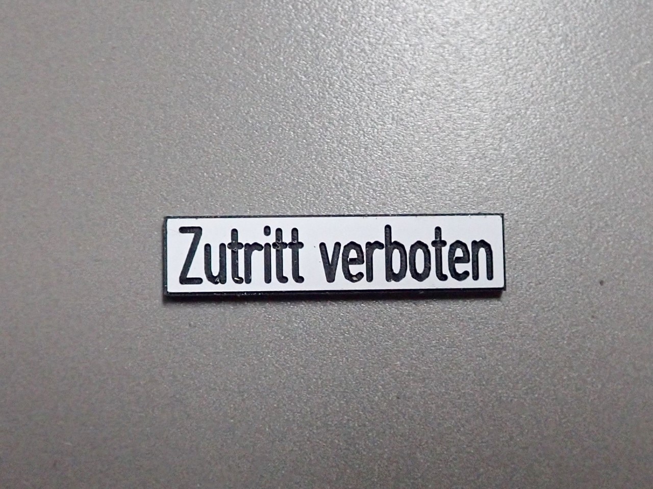 Bild von Raumschild: Zutritt verboten