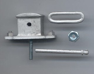 Picture of End beam mount link and pin coupler