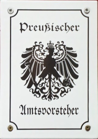 Picture of Plate Preußischer Amtsvorsteher