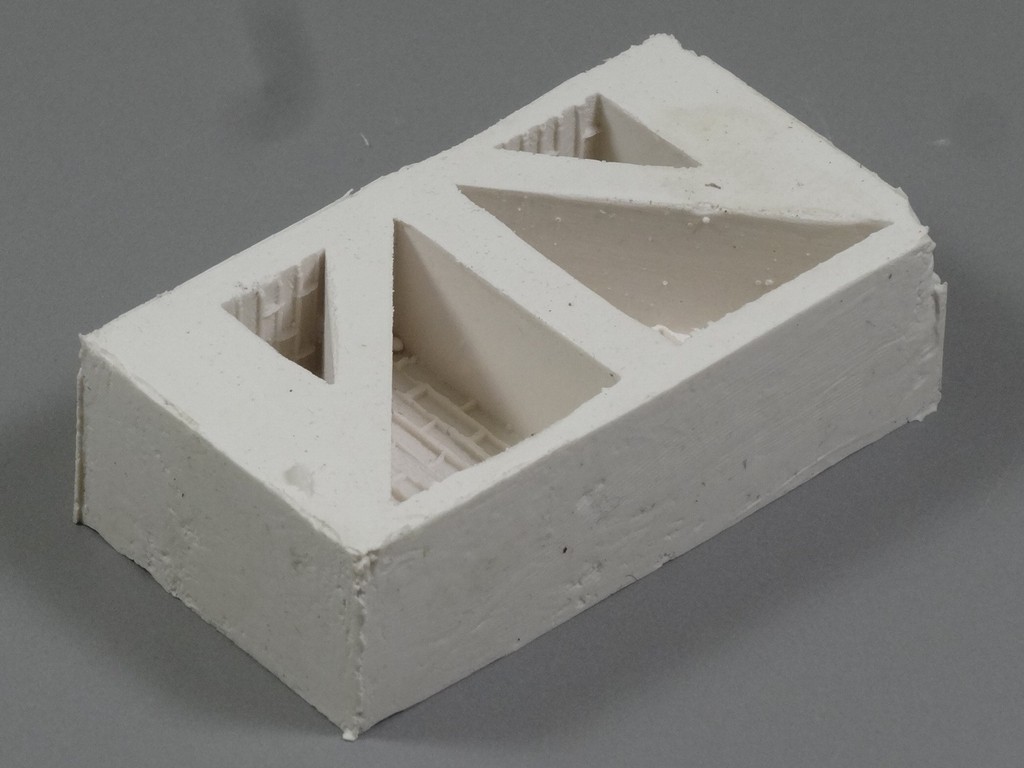 Bild von Mauerziegel-Form für Schrägen 40° GBM 3, Läuferverband