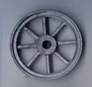 Picture of 24 inch v-belt pulley 1/8 inch hole