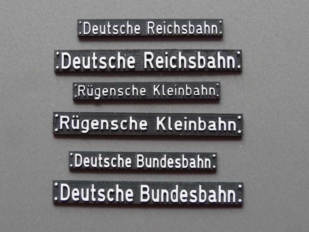 Bild von Schriftzug Bahngesellschaft