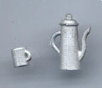 Picture of Coffee pot and 4 cups