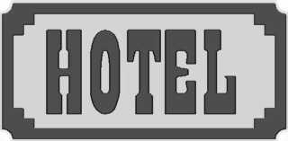 Bild von Schild "Hotel"