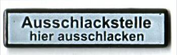 Picture of Plate Ausschlackstelle