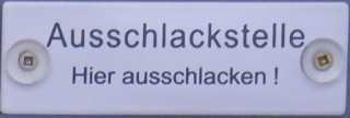 Bild von Ausschlackstelle