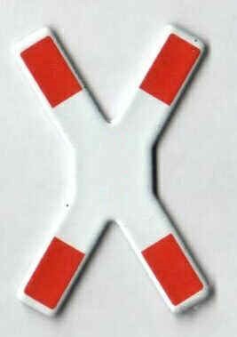 Picture of St. Andrews cross scale 1:22,5