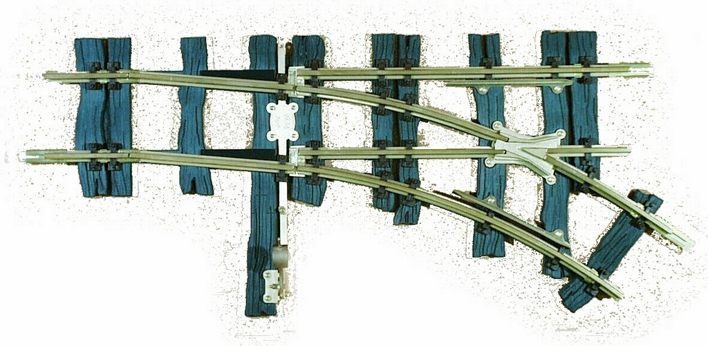 Picture of Stub turnout R0, 37,5°, junction right