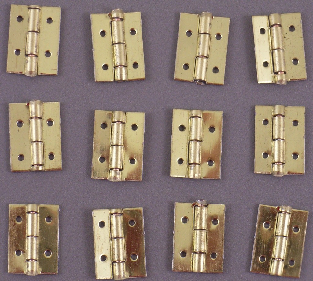 Picture of Mini hinges, brass coated