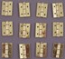Picture of Mini hinges, brass coated