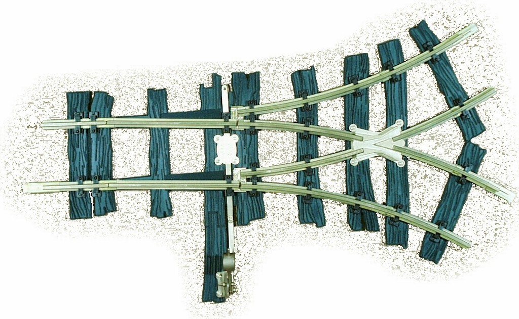 Bild von Y-Schleppweiche R0, 2 x 30°, Hebel rechts