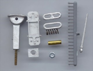 Picture of Link and pin couplers with draft gear