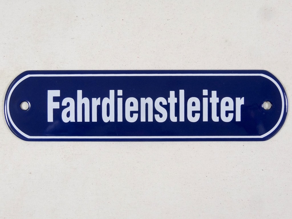 Picture of Plate Fahrdienstleiter