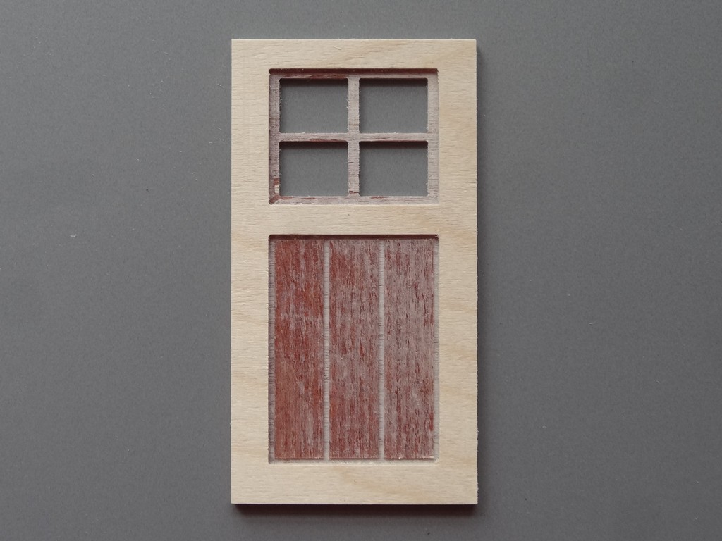 Maßstab 1:72 beidseitig detailliert Holztüren