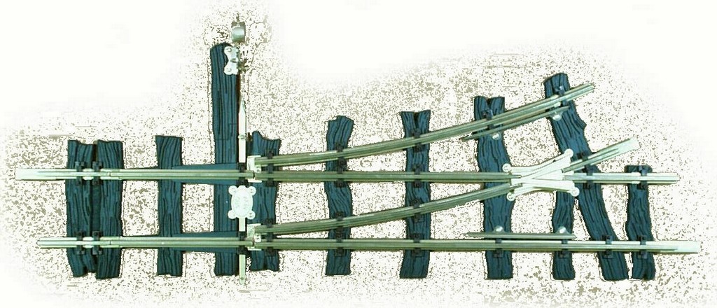 Picture of Stub turnout R2, 22,5°, junction  left