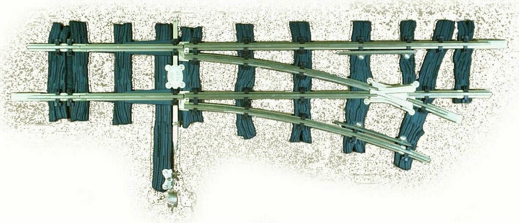 Picture of Stub turnout R2, 22,5°, junction  right